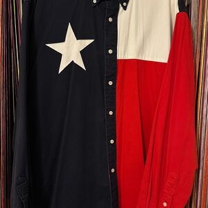 Texas Flag Button-Up Shirt